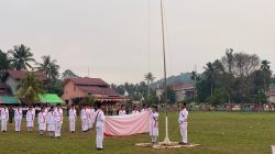 Penurunan Bendera Dalam Rangka HUT RI KE-80 TAHUN 2025 Di Kamatan Menyuke