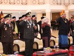 Bersama Forkopimda Sumut, Pangdam I/BB Ikuti Upacara Detik-Detik Proklamasi HUT ke-80 RI Secara Virtual