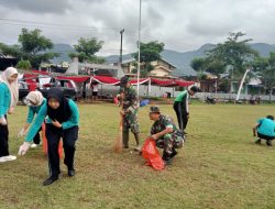 Usai Pesta HUT RI ke-80, TNI dan Pramuka Jadi Garda Terdepan Jaga Kebersihan