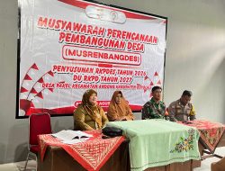 Musrenbangdes 2027 Desa Pakel, Babinsa Andong Tekankan Dukungan TNI untuk Pembangunan Desa