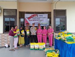 Kali Kedua Polsek Ngabang Sediakan lagi 1 Ton Beras SPHP Lewat Gerakan Pangan Murah Untuk Masyarakat