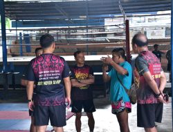 Danpasmar 1 Tinjau Fasilitas Latihan Beladiri Prajurit Pasmar 1