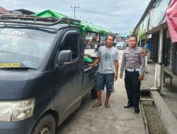 Polsek Mandor Himbau Warga Waspada Saat Patroli Siang Hari