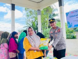 Polres Banyuasin Sukses Gelar GPM di Kecamatan Tungkal Ilir, 6 Ton Beras Habis Terjual