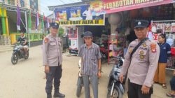 Imbauan Kamtibmas Polsek Menyuke Kepada Warga Saat Melaksanakan Patroli Siang