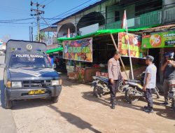 Polsek Mandor Gelar Patroli Siang, Dekatkan Diri dengan Warga