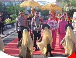 Prosesi Penyambutan Kapolda Aceh yang Baru Brigjen Pol Drs. Marzuki Ali Basyah