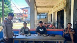 Sambangi Warga, Personel Polsek Kuala Behe Ajak Warga Bersama Jaga Kamtibmas Yang Kondusif