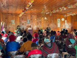 Satgas Yonif 700/WYC Rajut Kasih di Tanah Papua, Ibadah Bersama Jemaat Gereja Bethesda Batilame