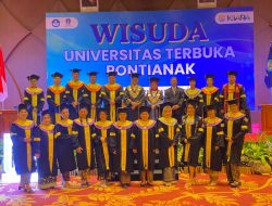 Bangga! Personel Polres Landak Selesaikan Studi dan Wisuda Sarjana Hukum di Kubu Resort Kubu Raya