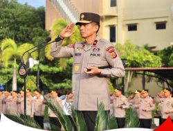 Pimpin Apel Perdana, Brigjen Pol Drs. Marzuki Ali Basyah Bakar Semangat Personel