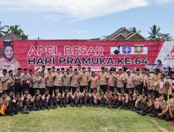 Peringatan Hari Pramuka ke-64, Polres Mesuji Ajak Tanamkan Jiwa Nasionalisme