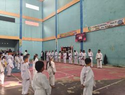 Giat Babinsa Menguji Kohai Karate Gojuryu As Sumsel Dalam Kenaikan Tingkat & Sabuk