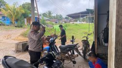 Anggota Piket Unit Samapta Polsek Meranti Laksanakan Patroli Rutin Siang Hari