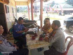 Giat Polmas Polsek Sengah Temila: Perkuat Kolaborasi dengan Puskesmas Pahauman