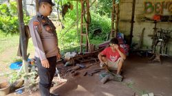 Bangun Keakraban, Polisi Air Besar Sambangi Bengkel dan Toko Saat Patroli