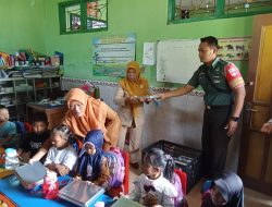 Babinsa Dampingi Pendistribusian Makanan Sehat Bergizi di Sekolah: Upaya Tingkatkan Kesehatan Generasi Muda