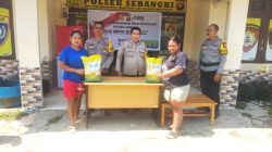 Ringankan Beban Masyarakat, Polri dan Bulog Laksanakan Gerakan Pangan Murah di Sebangki