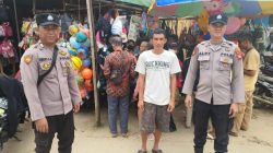 Patroli Siang Hari Polsek Menyuke Imbau Warga Tingkatkan Kewaspadaan
