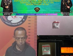 Kucak Lagi Narkoba Polres Pagar Alam Satres Narkoba Amankan Kurir Shabu
