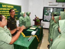 Ketua Persit KCK Cabang XVIII Kodim 1707/Merauke Diserahterimakan