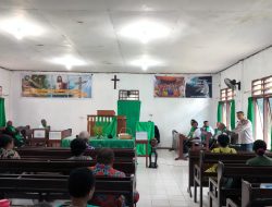 Minggu Kasih di Ayamaru Utara, Kapolsek Ayuta Himbau Jemaat GKI EbenHaezar Yukase Jaga Kamtibmas dan Persaudaraan