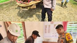 SIAGA DARURAT KARHUTLA, Kapolsek Ngabang Cek Kelengkapan dan Kesiap Siagaan PT. PTPN IV Regional V