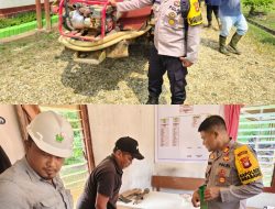 SIAGA DARURAT KARHUTLA, Kapolsek Ngabang Cek Kelengkapan dan Kesiap Siagaan PT. PTPN IV Regional V