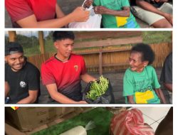 Satgas Pamtas RI-PNG Kewilayahan Yonif 763/SBA Pos Aisyo Laksanakan Baksos di Kampung Aisyo