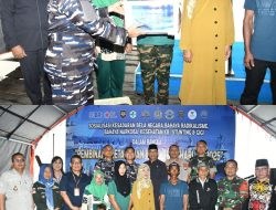 TNI AL dan Lanal Nunukan Perkuat Ketahanan Bahari Lewat Aksi Nyata di Perbatasan
