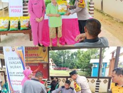 Polsek Menjalin Gelar Gerakan Pangan Murah Bersama Bulog