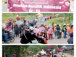 Masyarakat dan Pelajar Meriahkan Pawai 17 Agustus di Tanjung Enim