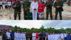 HUT RI ke-80 di Distrik Mindiptana Meriah! TNI, Pelajar, dan Masyarakat Bersatu Rayakan Kemerdekaan