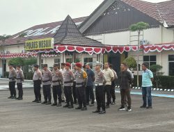 Apel Siaga, Polres Mesuji Komitmen Jaga Keamanan di Tengah Dinamika Nasional
