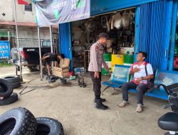 Personil Polsek Ngabang Laksanakan Kegiatan Patroli Siang Hari Ciptakan Situasi Kamtibmas Aman