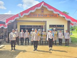 Kapolsek Sengah Temila Pimpin Latihan Sispamkota: Tingkatkan Kesiapsiagaan Personel