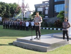 Wakapolda Ingatkan Anggotanya Motto Polri ” Satya Habprabu”