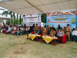 Jaga Stabilitas Ekonomi, Polres Mesuji Amankan Pasar Murah Bersama TNI dan Sat Pol PP