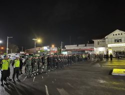 Patroli Gabungan TNI–POLRI, Kota Sorong Tetap Kondusif Pasca Unjuk Rasa