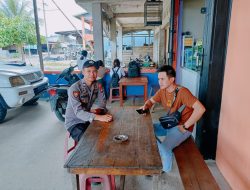 Patroli Sambang Dialogis Polsek Kuala Behe Dengan Warga Sampaikan Himbauan Kamtibmas