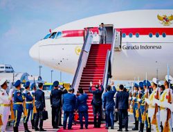 Presiden Republik Indonesia Prabowo Subianto Kembali ke Tanah Air