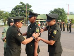 398 Mantan Siswa Bintara Rindam II/Sriwijaya Dilantik Jadi Sersan Dua (Serda)