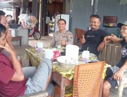 Jaga Kamtibmas dan Kedekatan, Polisi Sengah Temila Sambangi Warga Saat Patroli Siang