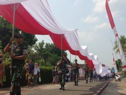 Kirab Bendera Merah Putih 200 Meter Semarakkan Merti Desa Pojok Boyolali
