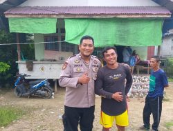 Patroli Anggota Polsek Kuala Behe Jaga Keamanan Dan Kondusifitas di Lingkungan Masyarakat
