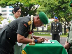 Pangdam II/Sriwijaya Pimpin Tradisi Pelepasan Brigjen TNI Aminton Manurung