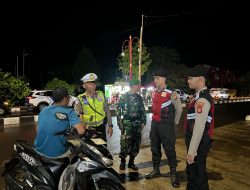 Polres Banyuasin Laksanakan Patroli Bersama Masyarakat Menjaga Negeri