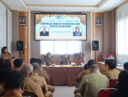 Tongkat Estafet Pimpinan Dinas Kesehatan Kota Sorong Resmi Berpindah Tangan