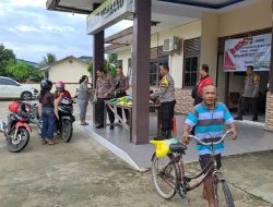 Keempat Kalinya Polsek Ngabang Sediakan lagi 2 Ton Beras SPHP Lewat Gerakan Pangan Murah Untuk Masyarakat