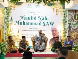Satgas Yonif 123/Rajawali Hadiri Peringatan Maulid Nabi Muhammad SAW di Wilayah Penugasan*